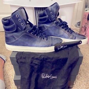 Men’s dress high top sneakers